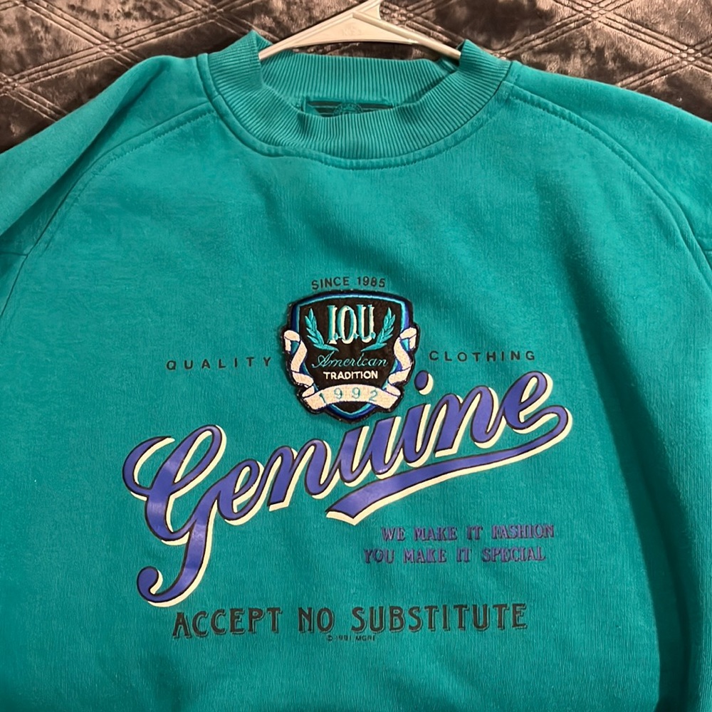 Vintage 1991 I.O.U American Tradition sweater